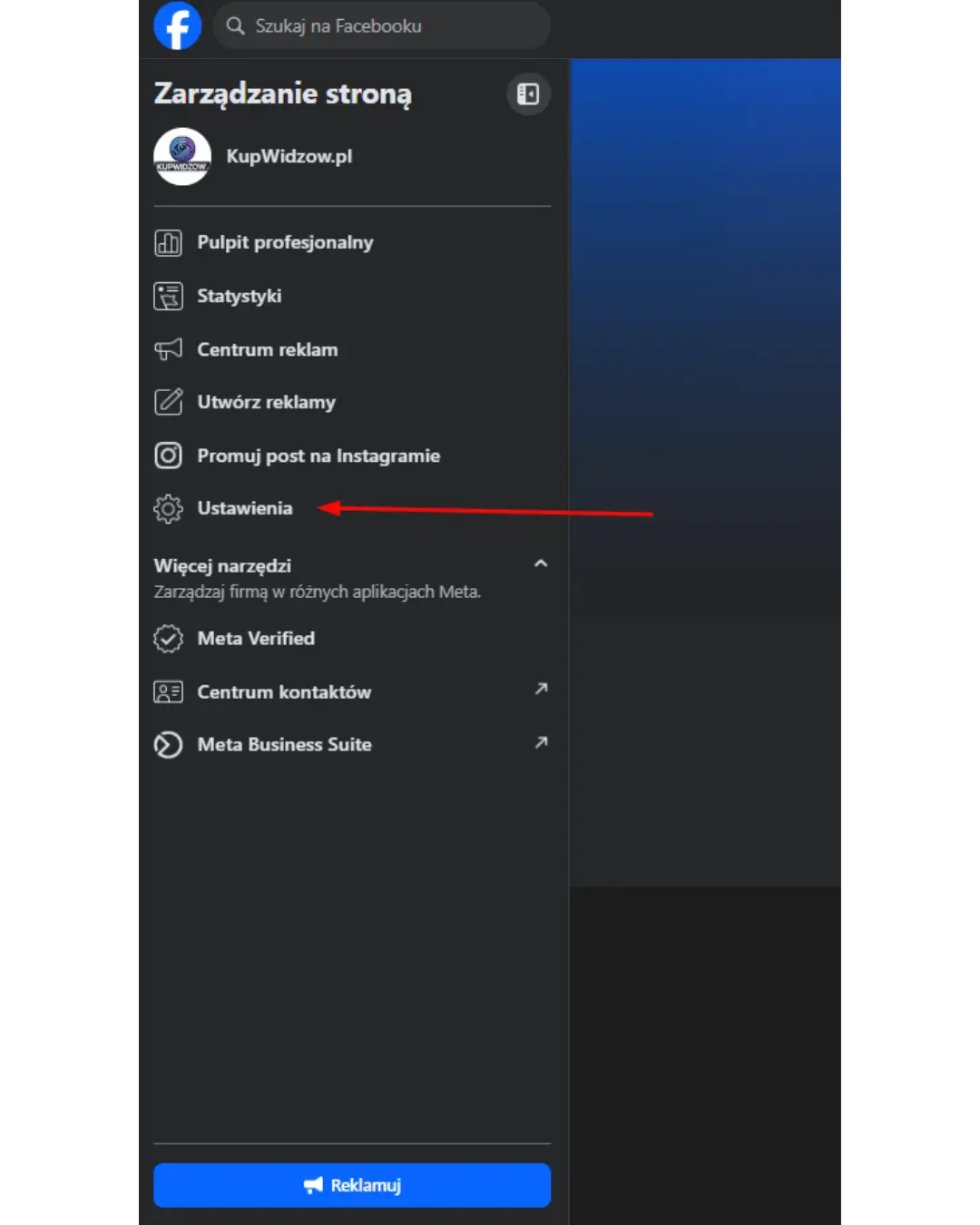Jak zmienic link, nazwe strony Facebook (1)