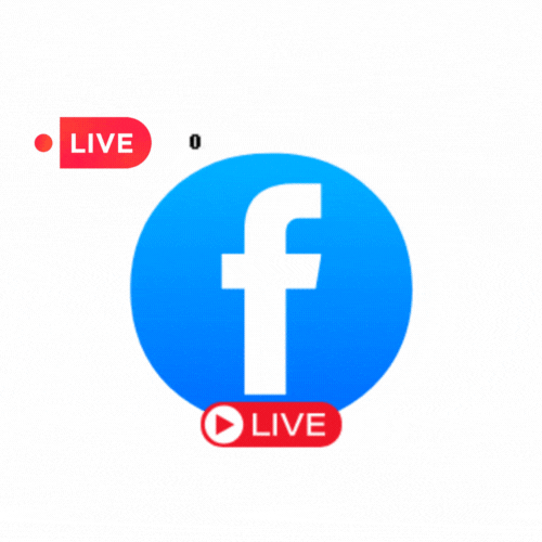 Logo Usługi Facebook Widzowie Live, zwiększa się licznik widzów